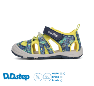 D.D.step sandály G065-61146BM lemon